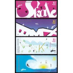Argentina 3011/14 2013 Deportes extremos MNH Argentina 3011/14 2013 Deportes extremos MNH