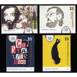 Argentina 3063/66 2014 Concurso Cortazar propio MNH Argentina 3063/66 2014 Concurso Cortazar propio MNH
