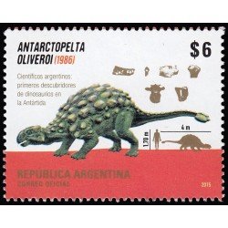 Argentina 3071 2015 Fauna prehistórica Dinosaurio MNH Argentina 3071 2015 Fauna prehistórica Dinosaurio MNH