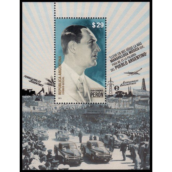 Argentina HB 147 2015 Juan Domingo Perón MNH Argentina HB 147 2015 Juan Domingo Perón MNH