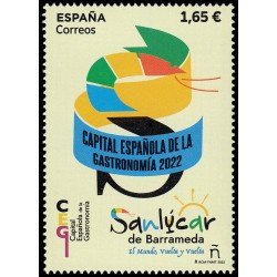 España Spain 5562 2022 Capital Española Gastronomía Sanlúcar de Barrameda MNH España Spain 5562 2022 Capital Española Gastronomía Sanlúcar de Barrameda MNH