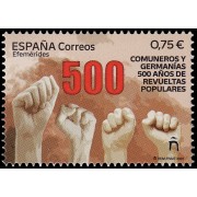 España Spain 5564 2022 Efemérides Comuneros y Germanías MNH 