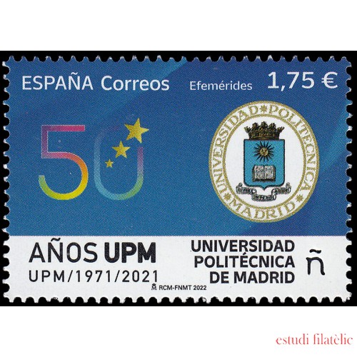 España Spain 5567 2022 Efemérides Universidad Politécnica de Madrid MNH 