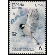 España Spain 5568 2022 Mail Art Obra VI exposición Carmen Peláez MNH 