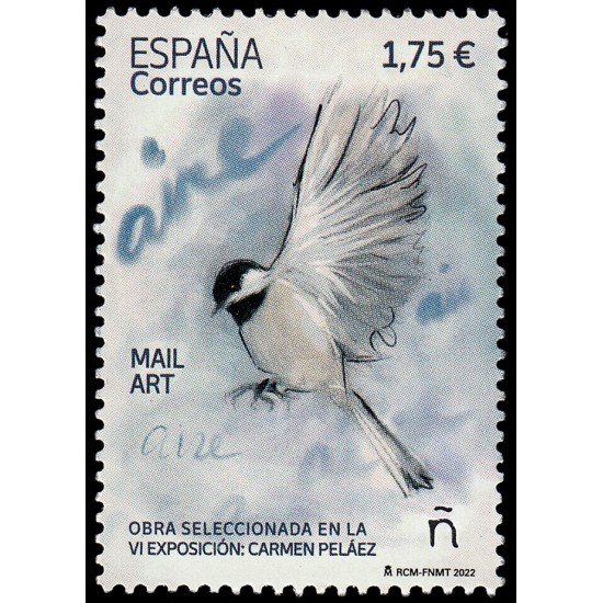 España Spain 5568 2022 Mail Art Obra VI exposición Carmen Peláez MNH