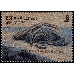 España Spain 5572 2022 Mitos y Leyendas Dragón dormido Mallorca MNH Tarifa B España Spain 5572 2022 Mitos y Leyendas Dragón dormido Mallorca MNH Tarifa B