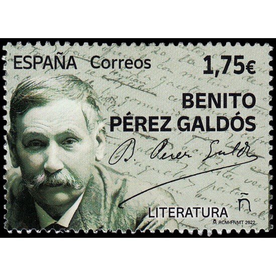 España Spain 5573 2022 Literatura Benito Pérez Galdós MNH España Spain 5573 2022 Literatura Benito Pérez Galdós MNH