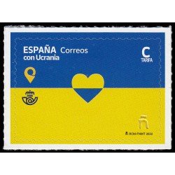 España Spain 5579 2022 España con Ucrania Autoadhesivo Tarifa C España Spain 5579 2022 España con Ucrania Autoadhesivo Tarifa C