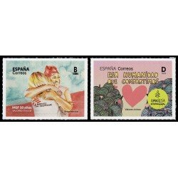 España Spain 5585/86 2022 Valores cívicos MSF i AI MNH Tarifa B Tarifa D España Spain 5585/86 2022 Valores cívicos MSF i AI MNH Tarifa B Tarifa D