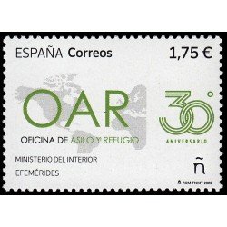 España Spain 5590 2022 Efemérides 30 años Oficina de Asilo y Refugio MNH España Spain 5590 2022 Efemérides 30 años Oficina de Asilo y Refugio MNH
