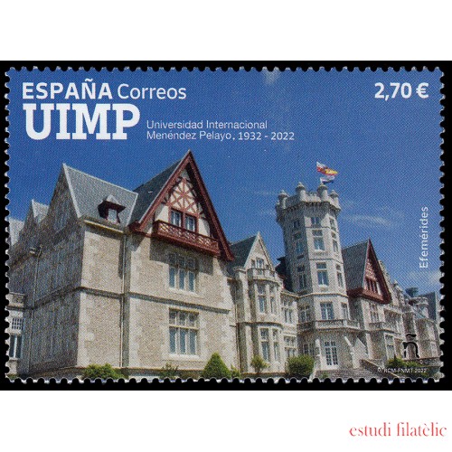 España Spain 5591 2022 Efemérides UIMP Santander 1932-2022 MNH 
