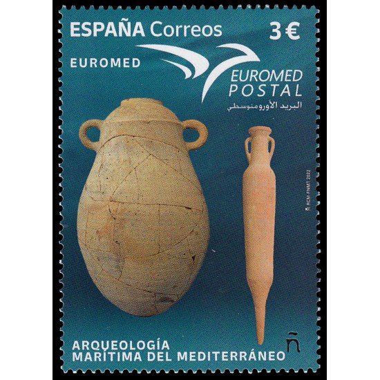 España Spain 5592 2022 Euromed Arqueología Marítima del Mediterráneo MNH España Spain 5592 2022 Euromed Arqueología Marítima del Mediterráneo MNH