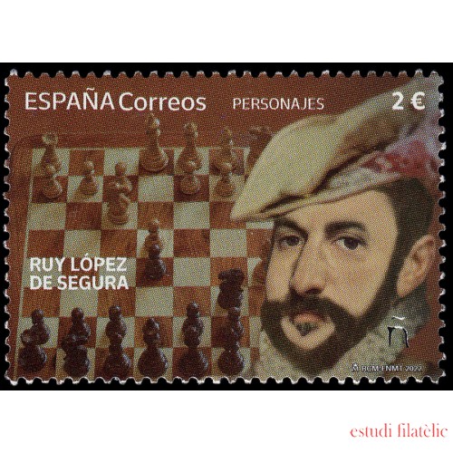 España Spain 5594 2022 Personajes Ruy López de Segura MNH 
