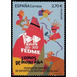 España Spain 5597 2022 Deportes Centenario FEDME Montaña i escalada MNH España Spain 5597 2022 Deportes Centenario FEDME Montaña i escalada MNH