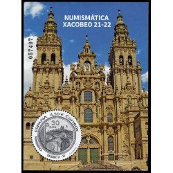 España Spain 5596 2022 Numismática Xacobeo 21-22 MNH España Spain 5596 2022 Numismática Xacobeo 21-22 MNH