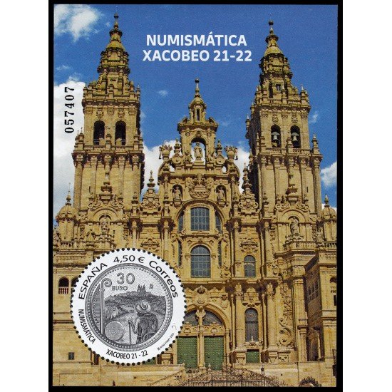 España Spain 5596 2022 Numismática Xacobeo 21-22 MNH España Spain 5596 2022 Numismática Xacobeo 21-22 MNH