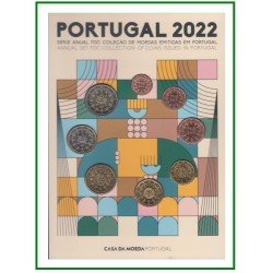 Portugal 2022 Cartera Oficial Monedas € euro Set Cartón Portugal 2022 Cartera Oficial Monedas € euro Set Cartón