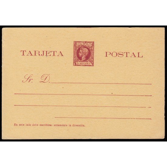 Cuba Entero Postal 31 1898 Alfonso XIII Cuba Entero Postal 31 1898 Alfonso XIII