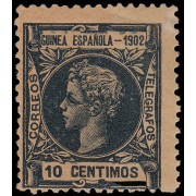 Guinea Española 2 1902 Alfonso XIII MNH 