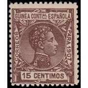 Guinea Española 49 1907 Alfonso XIII MNH