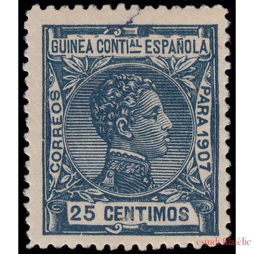 Guinea Española 50 1907 Alfonso XIII MNH