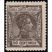 Guinea Española 51 1907 Alfonso XIII MNH