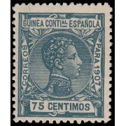 Guinea Española 52 1907 Alfonso XIII MNH