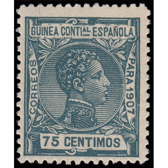 Guinea Española 52 1907 Alfonso XIII MNH Guinea Española 52 1907 Alfonso XIII MNH