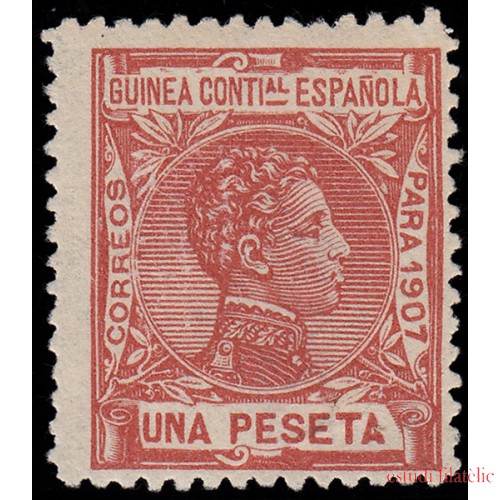 Guinea Española 53 1907 Alfonso XIII MNH