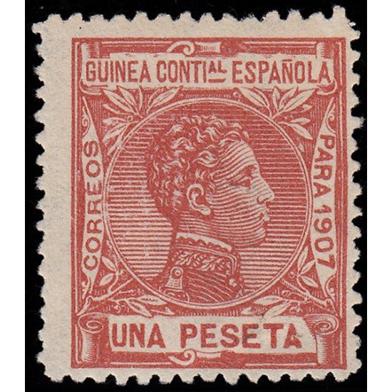 Guinea Española 53 1907 Alfonso XIII MNH Guinea Española 53 1907 Alfonso XIII MNH