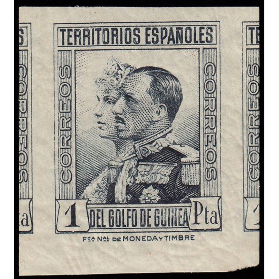 Guinea Española 213 Sin dentar 1931 Muestra Tipos diversos MNH Guinea Española 213 Sin dentar 1931 Muestra Tipos diversos MNH