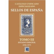 Catálogo España Unificado Edifil Serie Bronce Especializado Tomo III 1936-1975