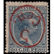 Fernando Poo 40Hhi 1896/00 Alfonso XIII MH