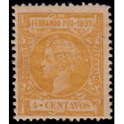 Fernando Poo 58 1899 Alfonso XIII MNH