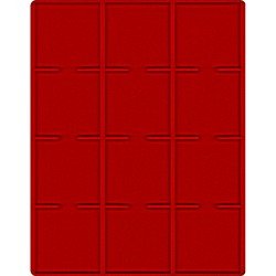 Lindner 2213E Bandeja 68 mm para monedas con 12 huecos cuadrados Lindner 2213E Bandeja 68 mm para monedas con 12 huecos cuadrados