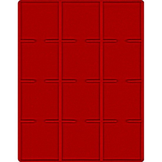 Lindner 2213E Bandeja 68 mm para monedas con 12 huecos cuadrados Lindner 2213E Bandeja 68 mm para monedas con 12 huecos cuadrados