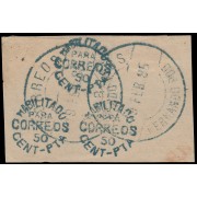 Fernando Poo marca Habilitado para Correos 1894/1900