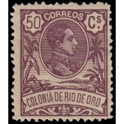 Río de Oro 50 1909 Alfonso XIII MNH
