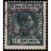 Río de Oro 38 1908 Alfonso XIII MH 