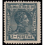 Río de Oro 30 1907 Alfonso XIII MNH 