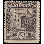 Andorra Española 21 1929 Casa de los Valles MN Andorra Española 21 1929 Casa de los Valles MN