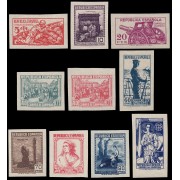 España Spain NE 46/55 1939 No Emitido Correo de Campaña Sin dentar MNH