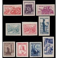 España Spain NE 46/55 1939 No Emitido Correo de Campaña Sin dentar MNH