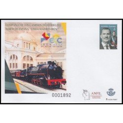 Sobres Enteros Postales 157 2022 ECC Irún 2022 Ferrocarril Línea Madrid - Irún Sobres Enteros Postales 157 2022 ECC Irún 2022 Ferrocarril Línea Madrid - Irún