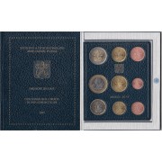 Vaticano 2022 Cartera Oficial Monedas € euros Emisión especial + 5 euros Bimetal