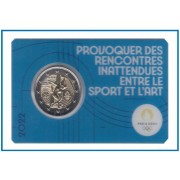 Francia France 2022 Cartera Oficial Coin Card 2€ euros conm. 2az París 2024