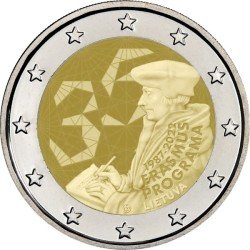 Lituania 2022 2 € euros conmemorativos Erasmus Lituania 2022 2 € euros conmemorativos Erasmus
