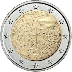Grecia 2022 2 € euros conmemorativos Erasmus Grecia 2022 2 € euros conmemorativos Erasmus