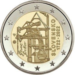 Eslovaquia 2022 2 € euros conmemorativos Máquina de Vapor Eslovaquia 2022 2 € euros conmemorativos Máquina de Vapor
