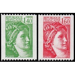 France Francia 2157/58 1981 Sabina MNH